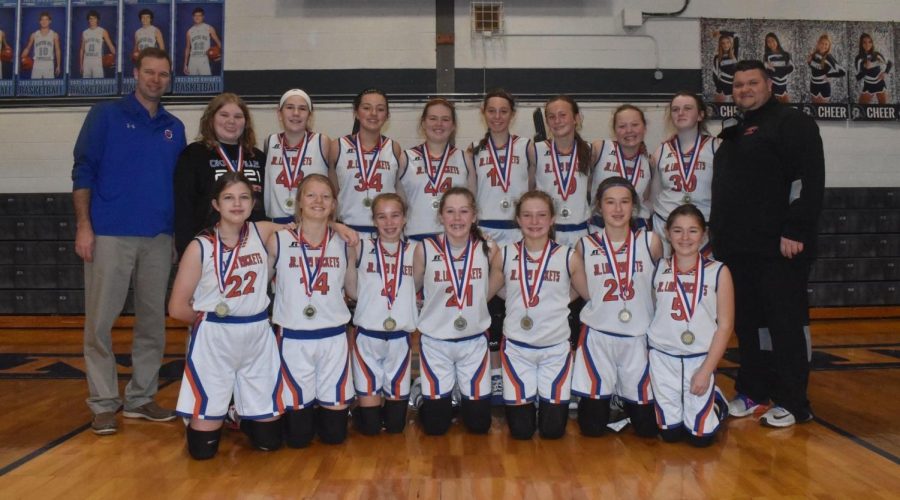 Jr. Lady Rockets are Conference Consolation Champions!