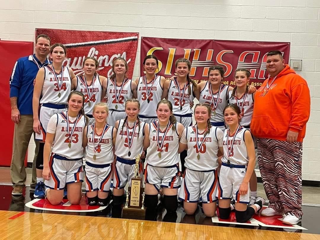 Jr. Lady Rockets Finish Second in State Tournament