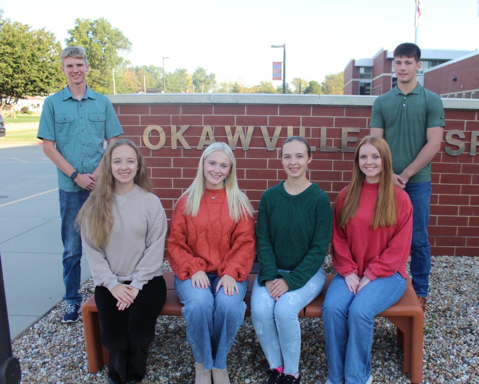 Illinois State Scholars:  Thor Gavin, Sarah Cook, Caleigh Friedrich, Laura Cook, Claire Dulle, and John Schaller